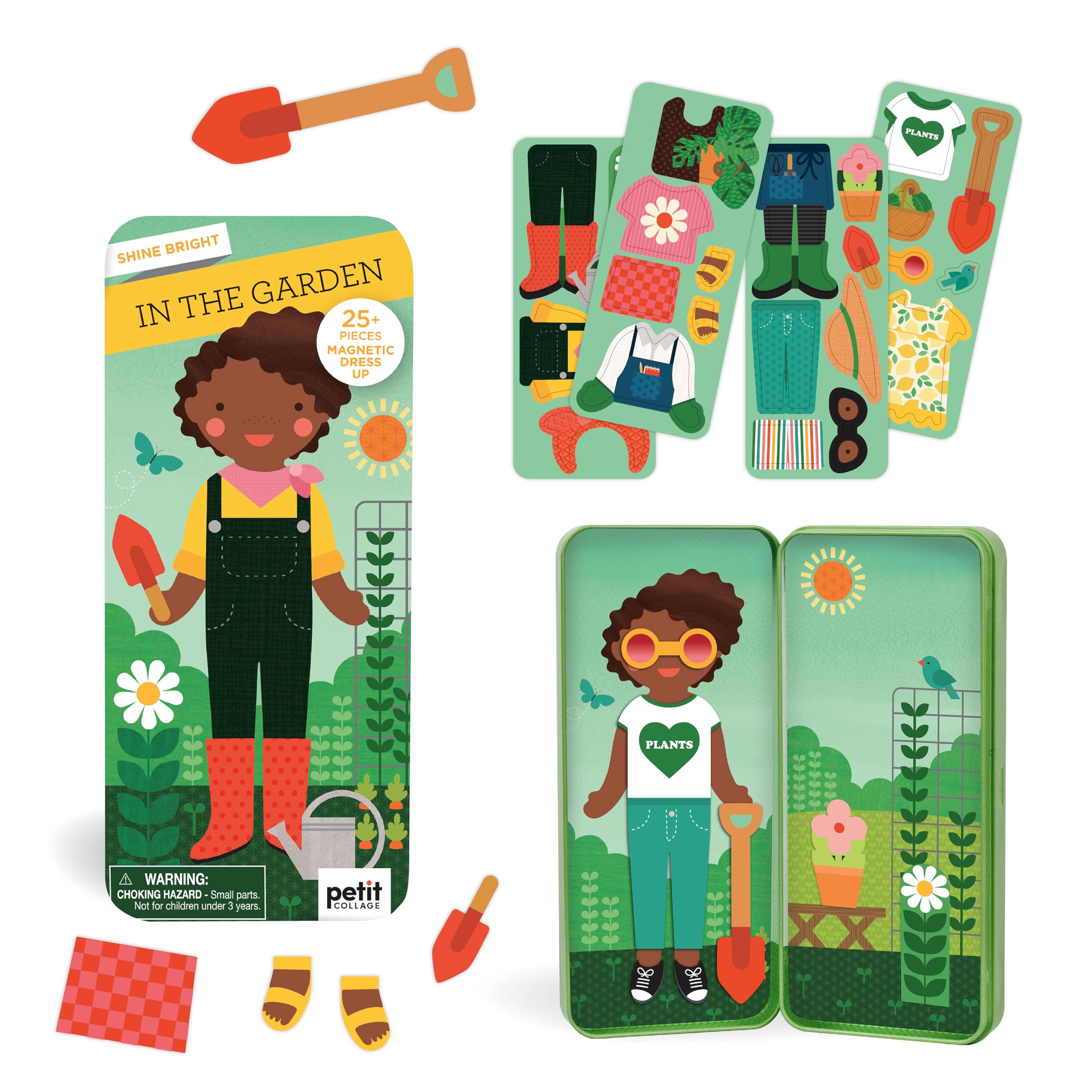 Amazon.com: Petit Collage: Shine Bright - in The Garden Magnetic