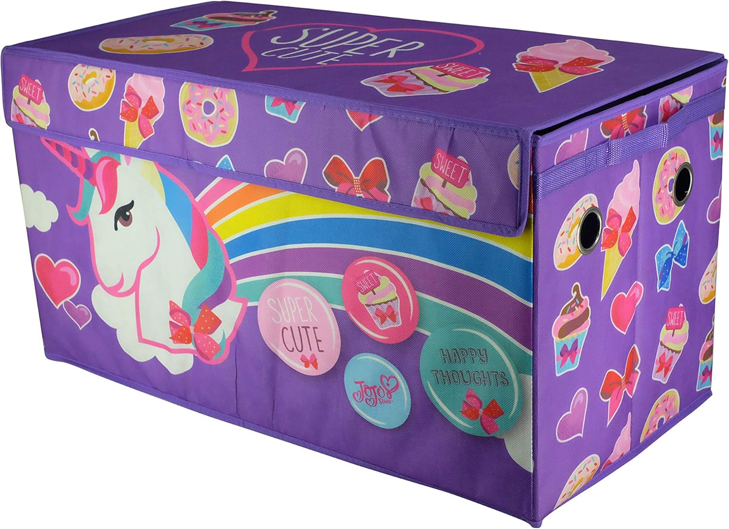 Disney Winnie the Pooh Collapsible Storage Trunk, Durable with Soft Lid, 28.5"x14.5"x16"