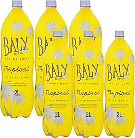 Energético Baly Diversos Sabores e Tamanhos Escolha nas Variações (Tropical 2 litros pack com 6 Unidades)