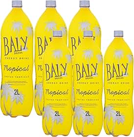 Energético Baly Diversos Sabores e Tamanhos Escolha nas Variações (Tropical 2 litros pack com 6 Unidades)