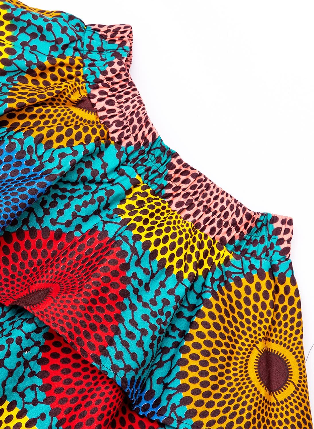 Women African Print Skirt Ankara Wax Short Skirt - Image 4