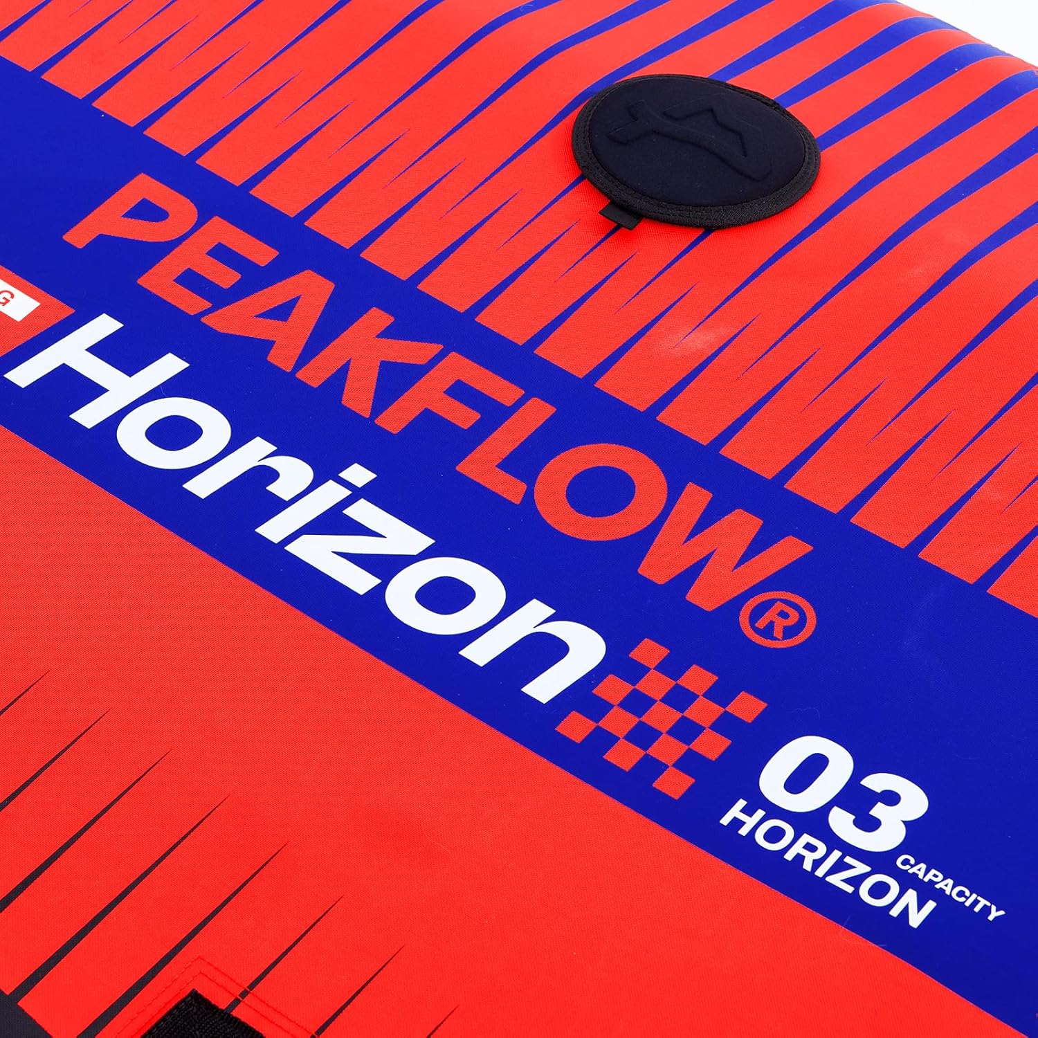 PEAKFLOW Towable Tube,Boat Tube,2 Rider Models,Tubes for Boating,PVC Liner and Full Nylon Cover,EVA Foam Pads and 8 EVA Handles,Swift Connect Rapid Boston Valve, 64x61Inches Inflated,Passione Series