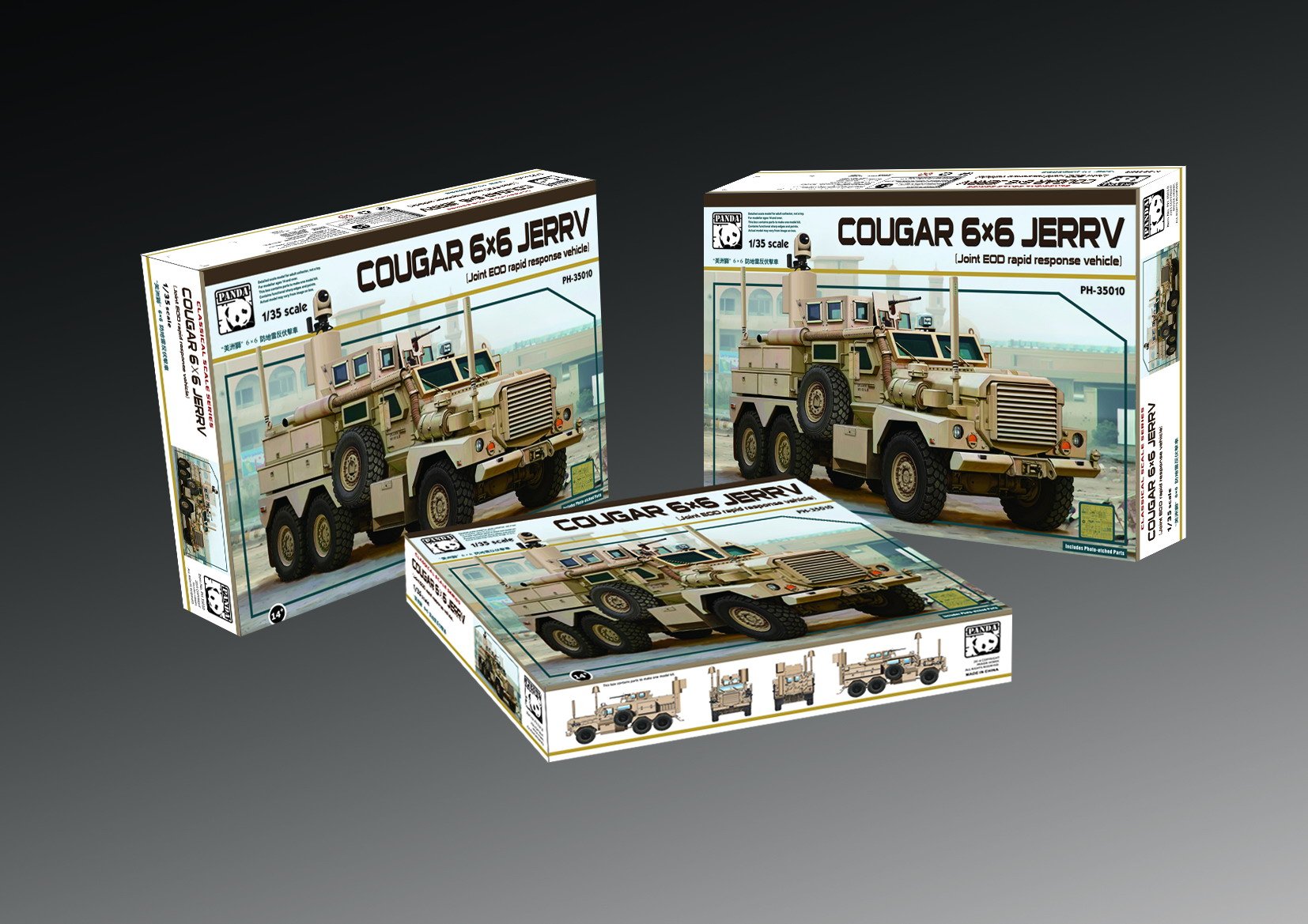 PAN35010 1:35 Panda Cougar 6x6 JERRV (Joint EOD Rapid Response