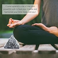 Vista 53 de Amazing Gemstone Amethyst Pyramid Crystal Healing Stones - 2" Great Pyramid Figurine of Natural Stone Pyramid for Meditation, Reiki, Chakra