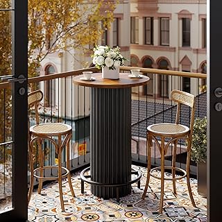 Tribesigns Round Bar Table