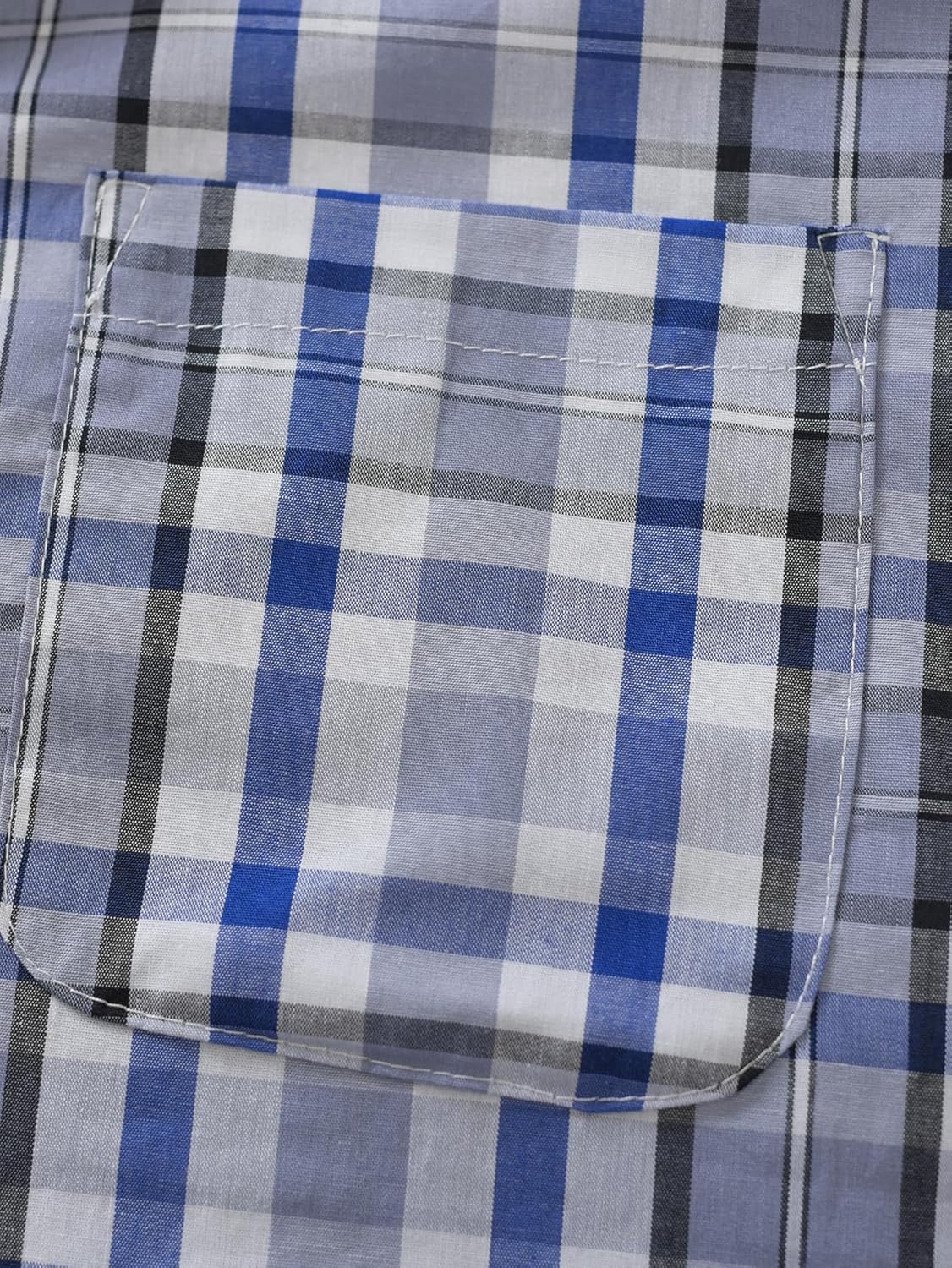 Latuza Men's Lightweight Cotton Nightshirt Long Sleeve Nightgown - Image 5