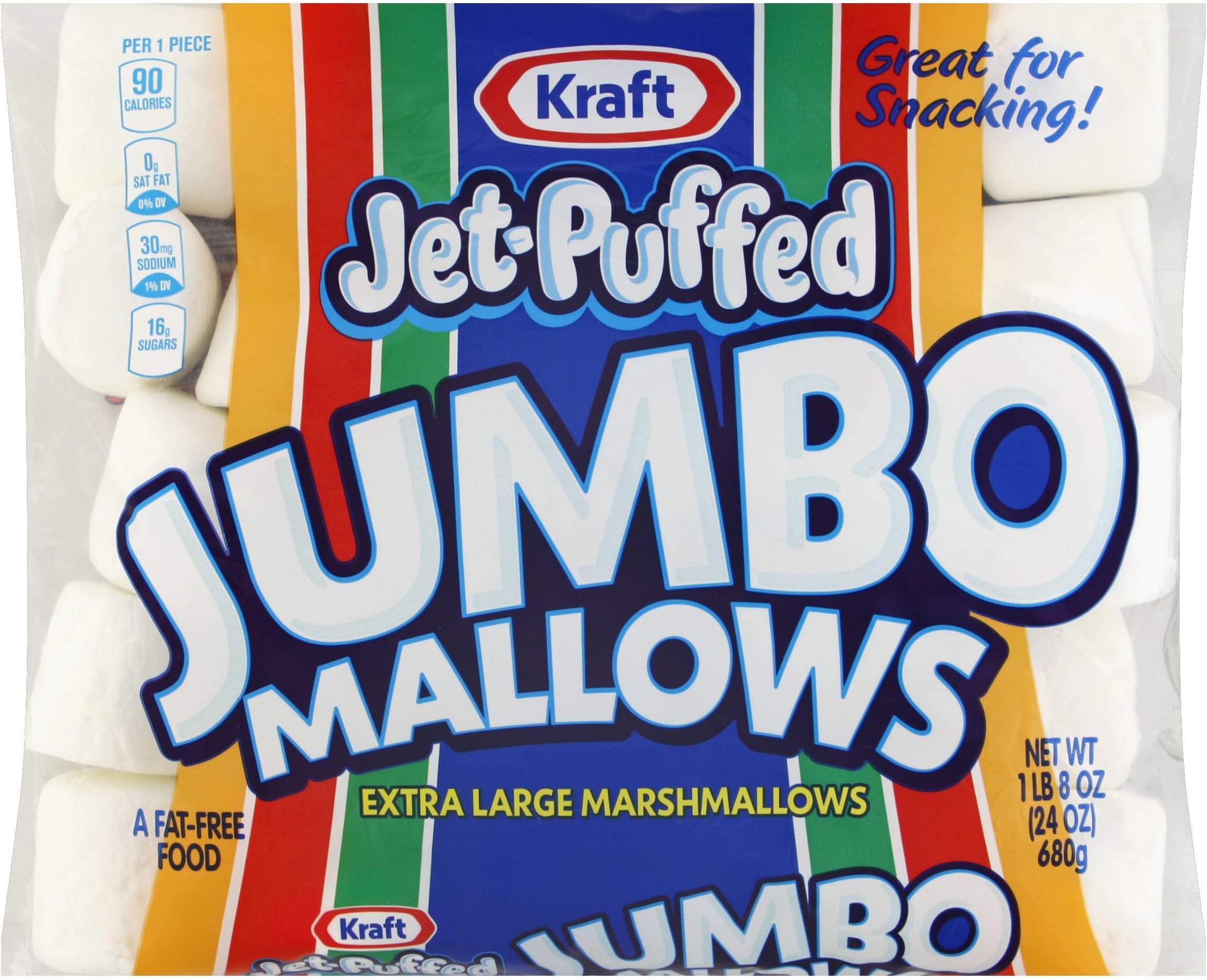 Kraft Jet Puffed Mini Marshmallows, 10 Ounce Bag (Pack of