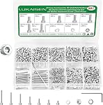 860Pcs M2 M3 M4 M5 Screw Assortment Kit, Bolts Screws Nuts Kit, Metric Hex Socket Button Head Cap Bolts, 10.9 Grade Alloy Steel Black Screws with Wrench for 3D Printer, Black Oxide