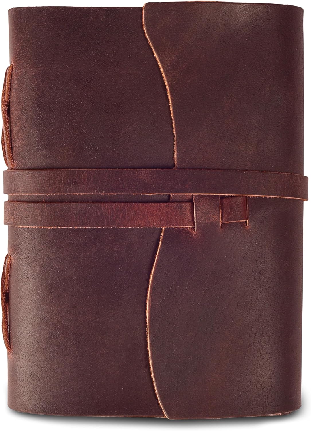 LEATHER VILLAGE Leather Bound Journal - Fuchsia, 8"X6", 220 Pages - Vintage Blank Paper Diary for Writing, Drawing, Sketchbook, and Travel Notebook - Ideal for Women and Men