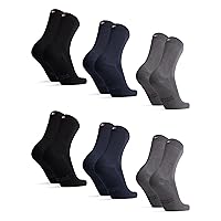 DANISH ENDURANCE Calzini Uomo Fibra di Bambù, Calze Anti-Sudore Traspiranti