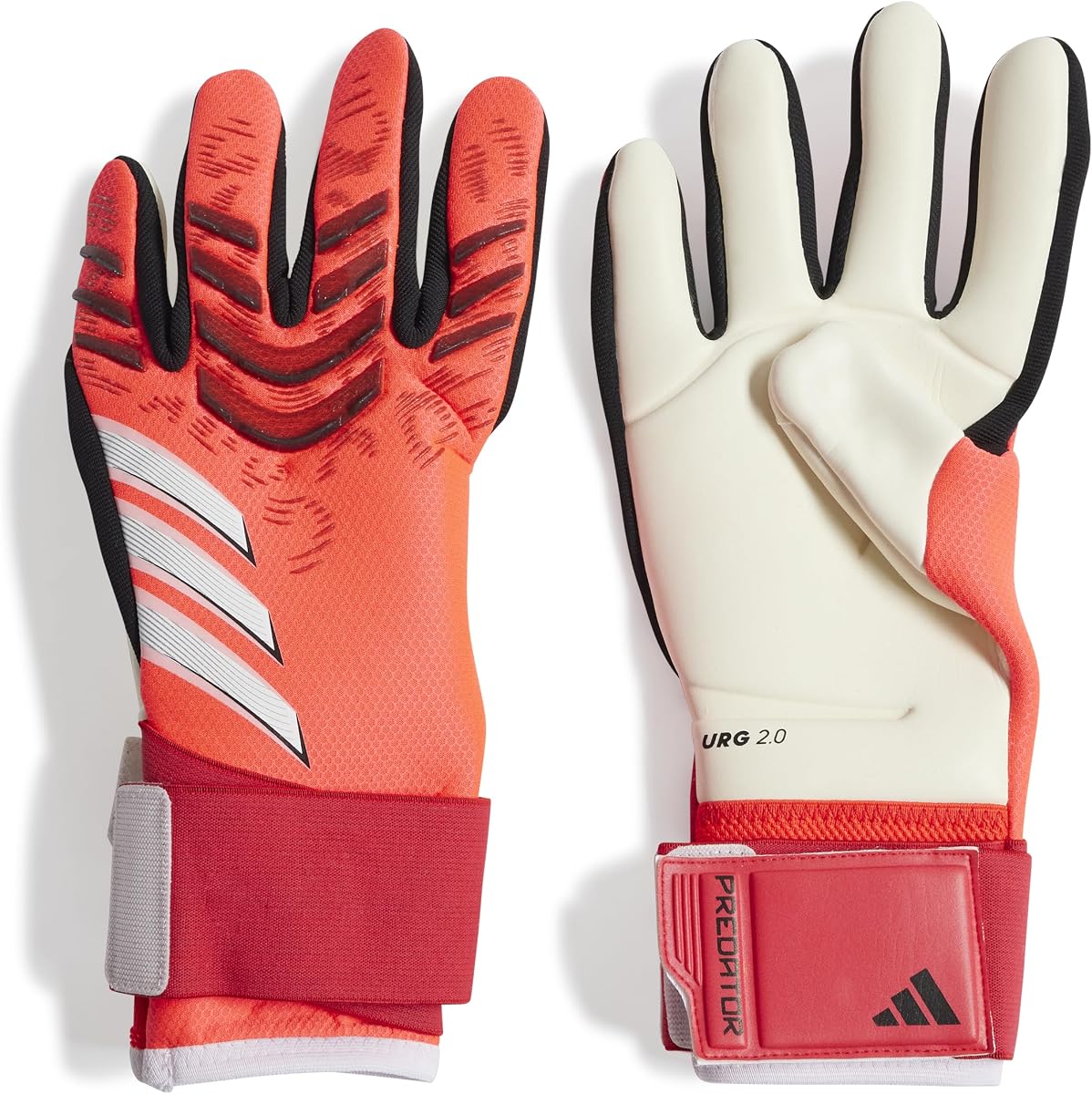 Guantes de portero Match Fingersave Athletic - Blanco