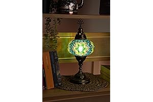 Stained Glass Turkish Lamp - Tiffany Style Desk Lamp