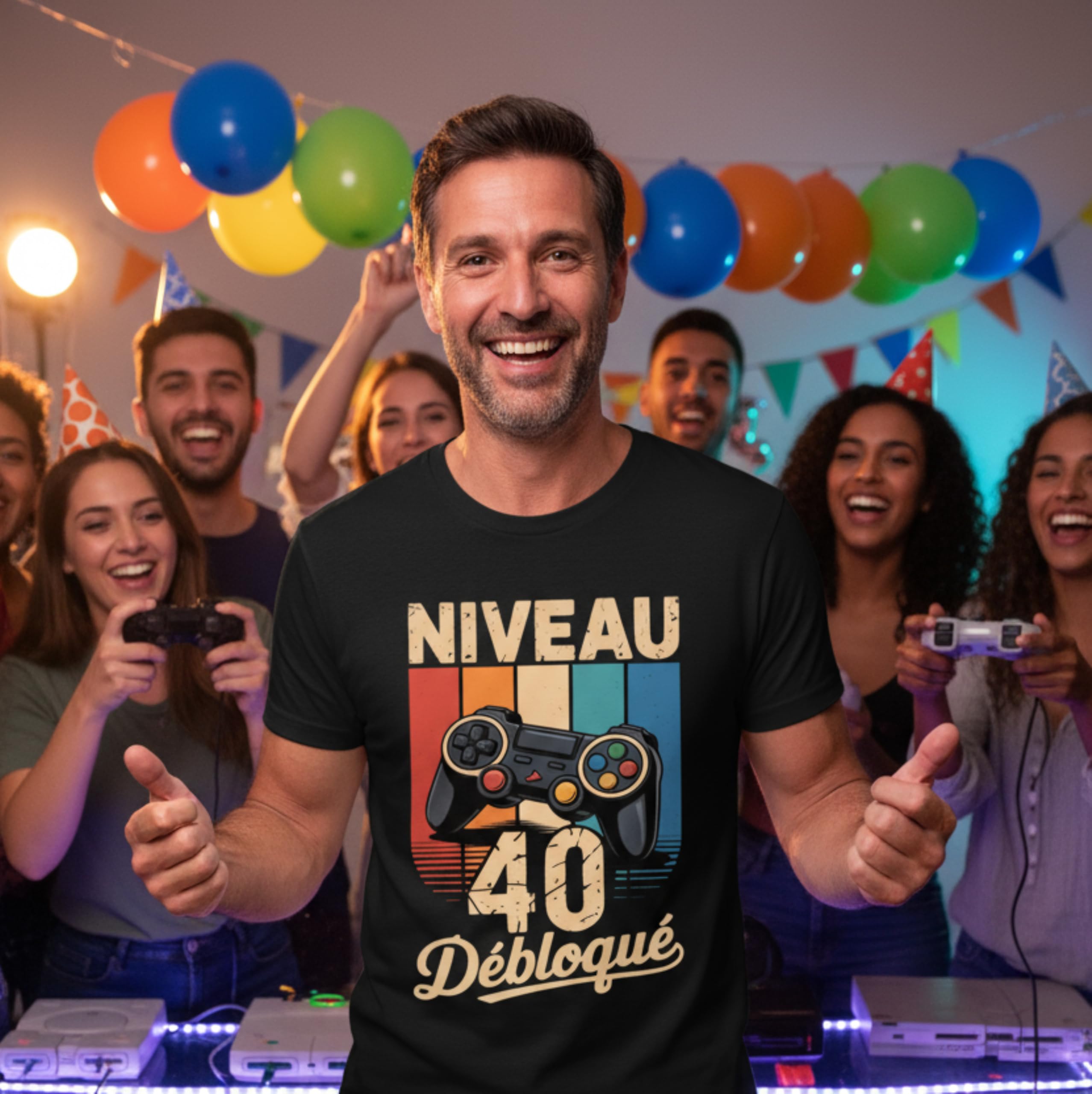 Tee Shirt idée Cadeau Rigolo Anniversaire Homme Femme Geek 40 Ans Original/t-Shirt Premium