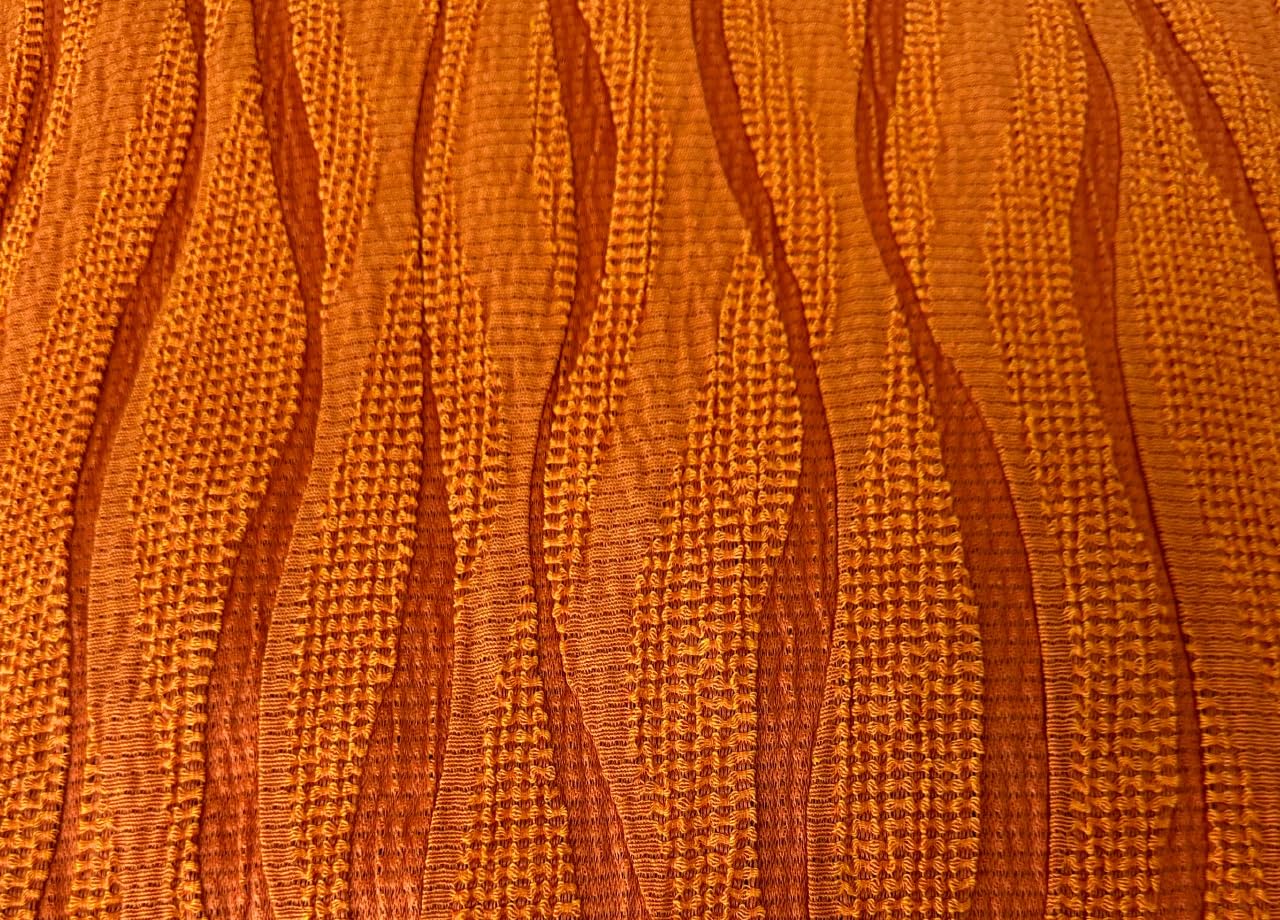 BIANCHERIAWEB Copridivano Sofà Poltrona Elasticizzato Protezione Macchie Modello Wonderful 3 Posti Arancione