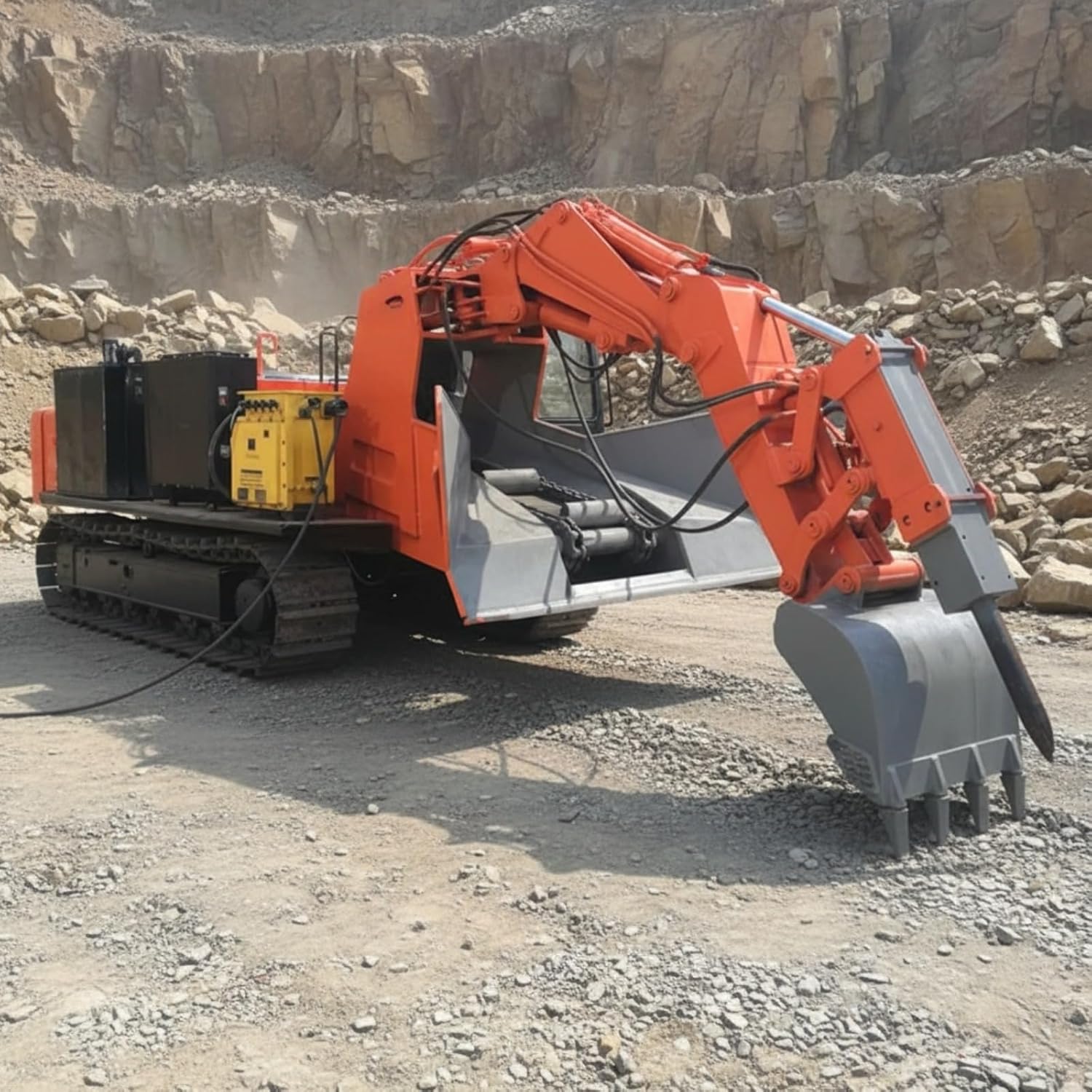 Underground Mining Loader Electric Crawler Shovel, Coal & Rock Scraper, Tunnel Equipment for Sale, Coal, Rock Shovel, Slag Raking & Mucking Loader Machine