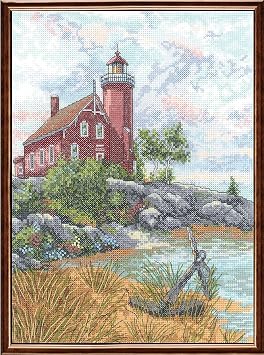 Eagle Harbor Light Counted Cross Stitch Kit
