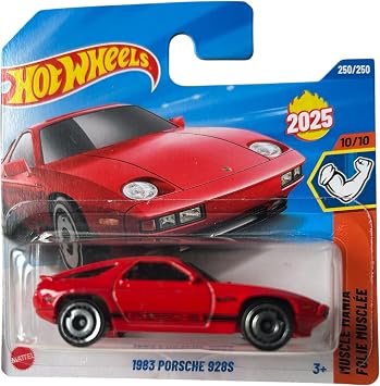 Hot Wheels - 1983 Porsche 928S - Muscle Mania 10/10 - HYW53 - Short Card - k rm z  - Mattel 2025   Lisansl  Porsche modeli   164