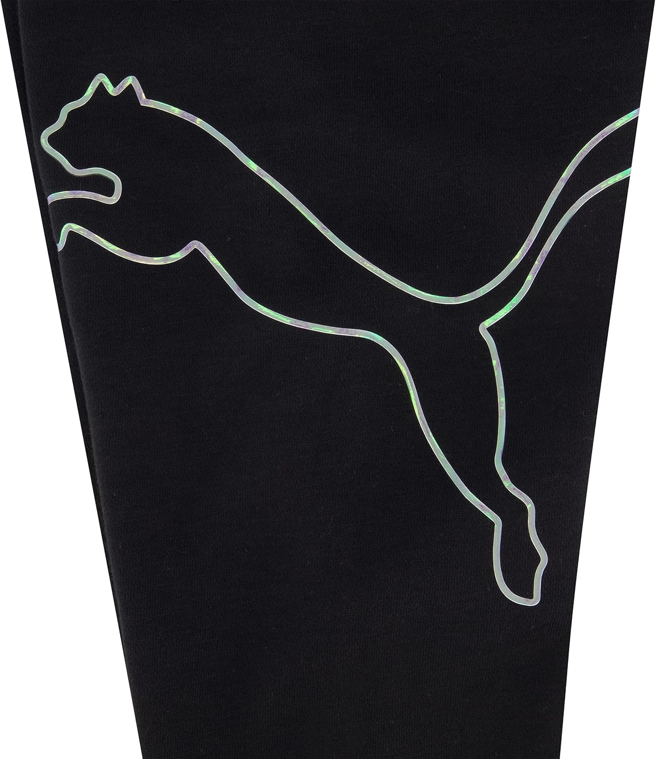 Puma Girls Core Logo Jogger, Fleece Lined, Elastic Waistband, Pull on Pant - Image 2