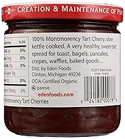 Vista 2 de Bote de cristal orgánico de manteca de cereza Eden de 8.0 fl oz