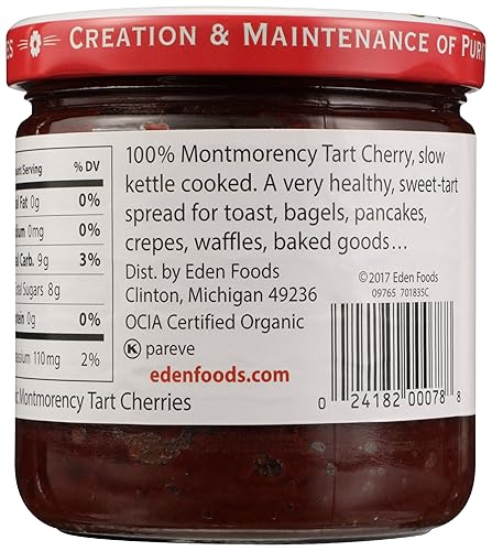 Miniatura 2 de Bote de cristal orgánico de manteca de cereza Eden de 8.0 fl oz