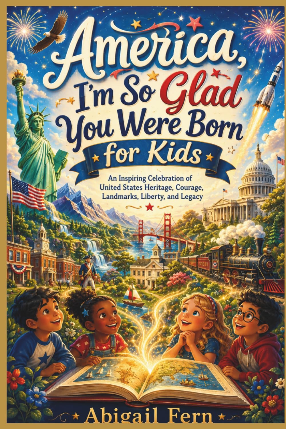America, I’m So Glad You Were Born for Kids: An Inspiring Celebration of United States Heritage, Courage, Landmarks, Liberty, and Legacy