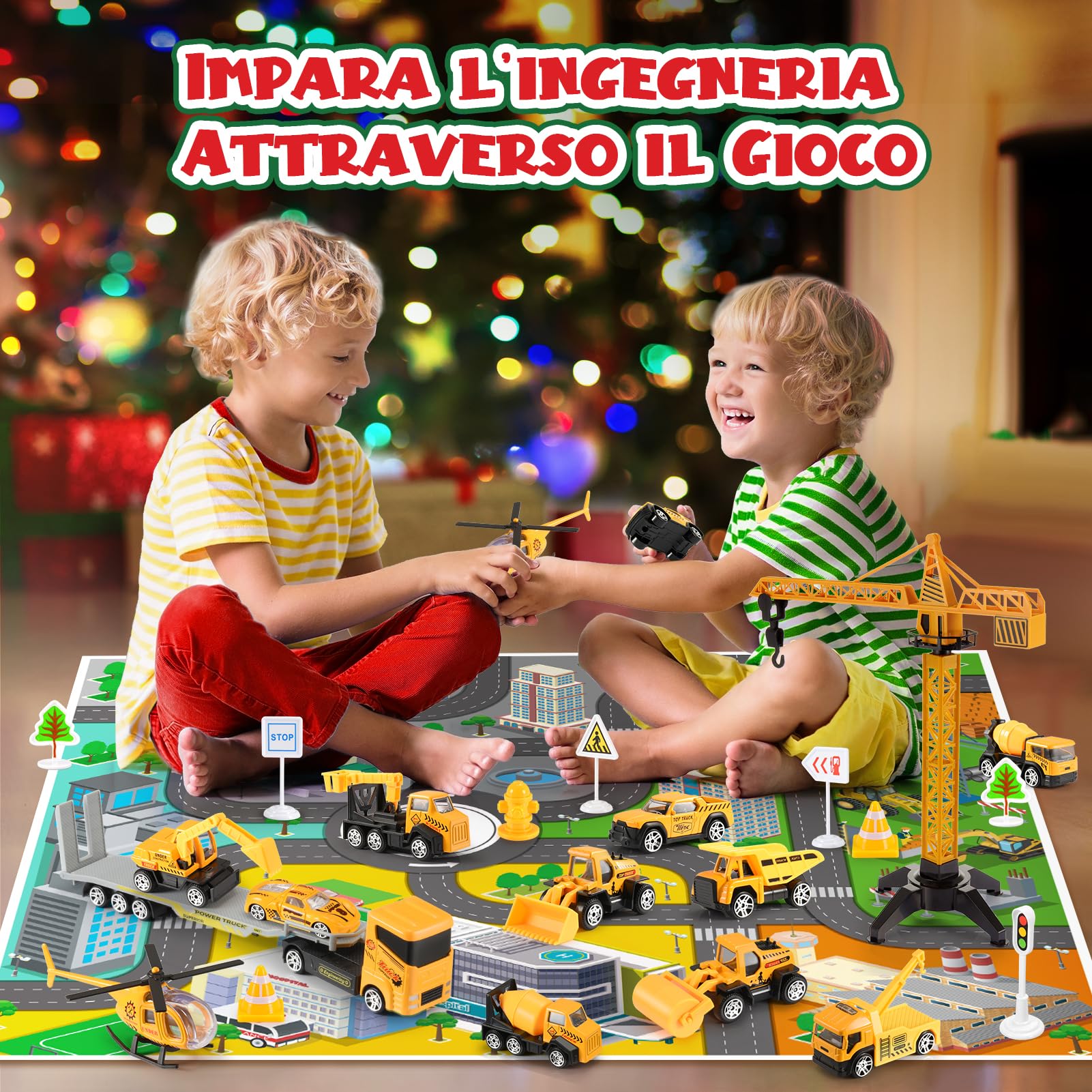 Calendario Avvento Macchinine 2025, Regalo Bambino 1 2 3 4 5 6 Anni Macchinine per Bambini 1-6 Anni Giocattoli Bambino 1-6 Anni Calendario Dell'avvento 2025 Cars Macchinine Regalo Bambina 1-6