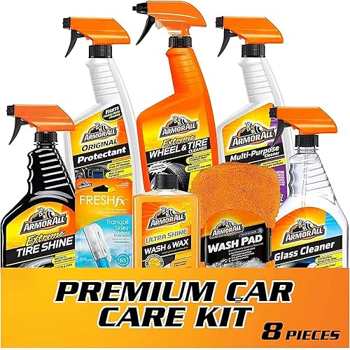 Armor All Premier Car Care Kit, Includes Car Wax &