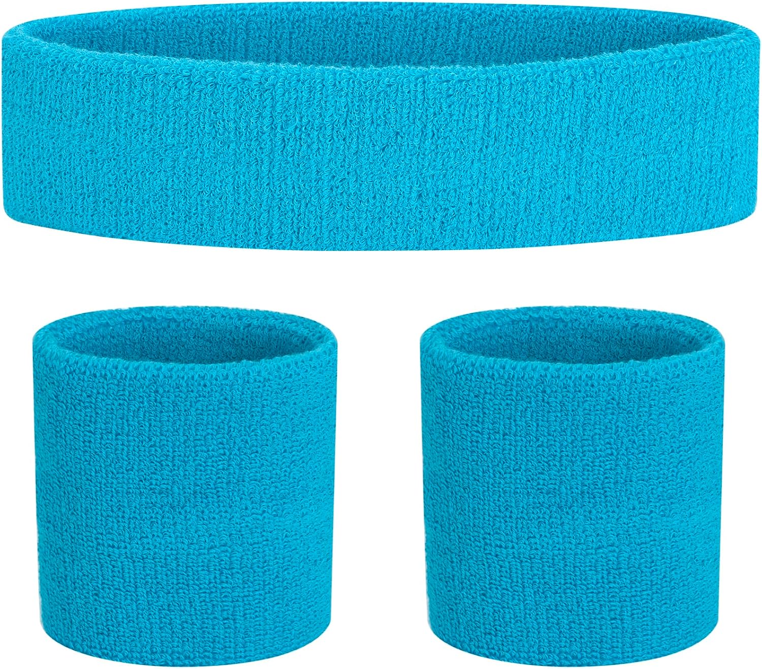 Sweatbands Headband and Wrist Set