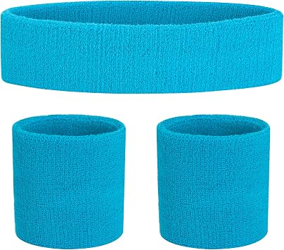 Sweatbands Headband and Wrist Set
