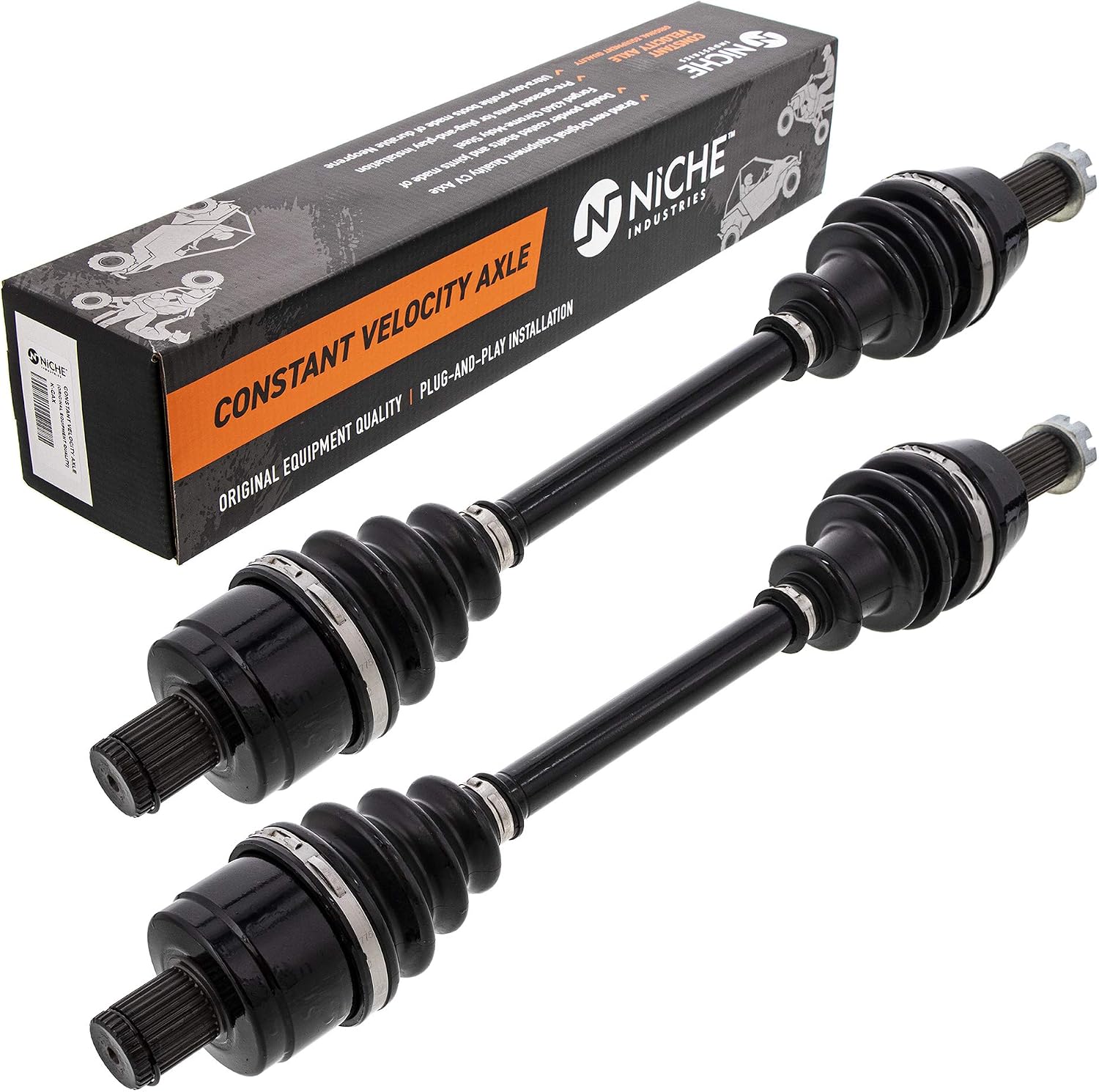 NICHE Rear CV Axle Drive Shaft for Polaris Sportsman 550 XP 1000 Scrambler 850 1332642 2 Pack