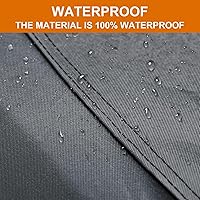 Vista 2 de Kayme - Cubierta impermeable resistente de 7 capas para camioneta, apta para todo clima, protección para exteriores contra lluvia y rayos UV, ajuste