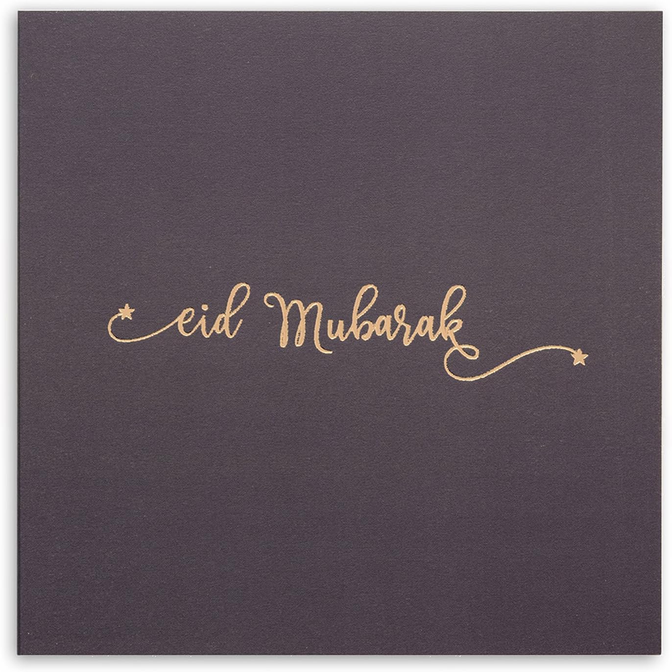 Luxurious Eid Greeting Card, Islamic Cards, Muslim Card, Eid Mubarak Cards - Hot Foiled