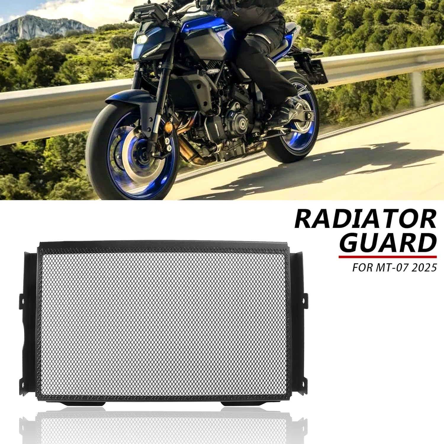 Motocycle Radiator Grille Guard Protective Cover Replacement For Yamaha MT07 MT-07 MT 07 2025 Aluminum Radiator Guard