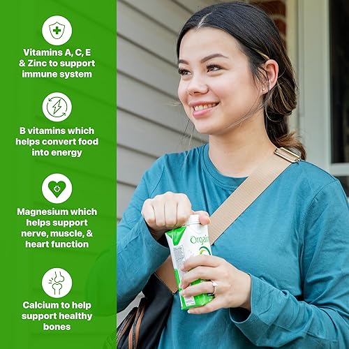 Miniatura 13 de Orgain batido nutricional orgánico, sabor dulce cremoso de chocolate, reemplazo de comida, 0.56 onzas de proteína, 20 vitaminas y minerales, sin