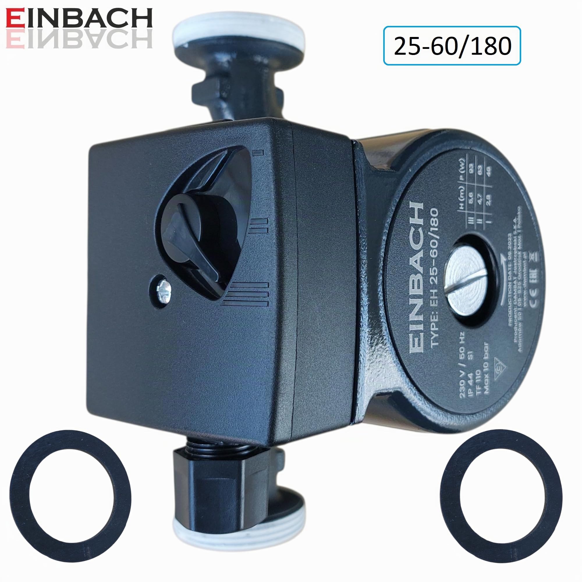 Pompa di circolazione 25 – 60 180 230 V, pompa per corridori bagnati, altezza 6 metri, DN 25
