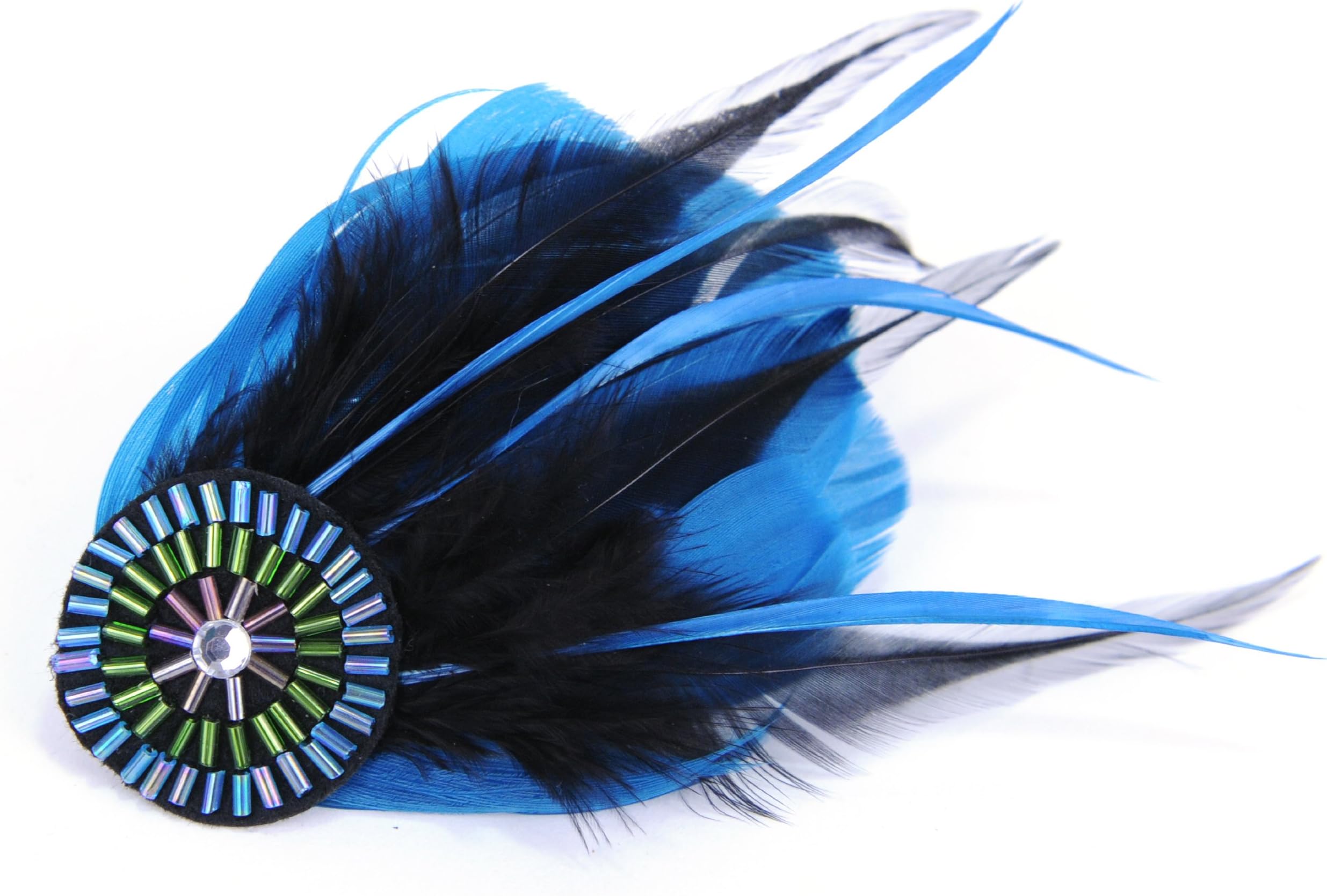 Simplicity Laliberi Bezel Pin and Clip, Feathers