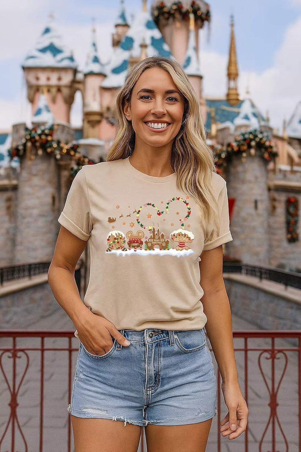 Magic Kingdom Shirts Women Castle T Shirts Princess Castle Tops Funny Family Vacation Trip Tee Casual Holiday Top - Image 5