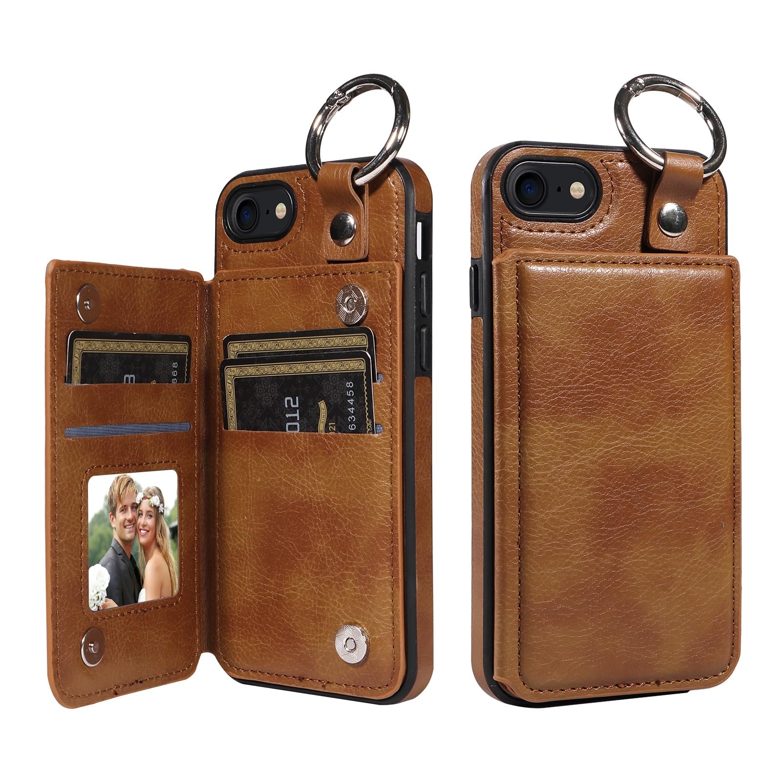 Coque iPhone 7/8/SE marron idéale pour vos déplacements urbains - 8
