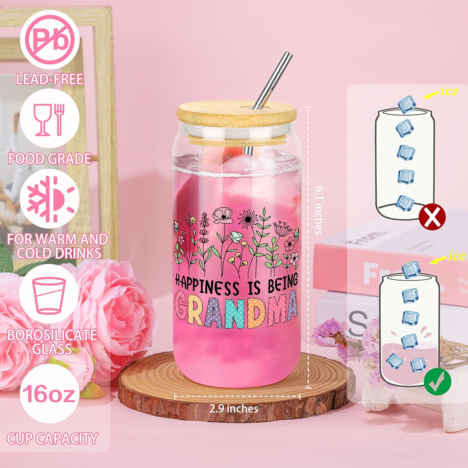 Gifts for Women Basket Set of 6, Valentines Mothers Day Birthday Gifts for Mom Grandma Sister Daughter - Image 5