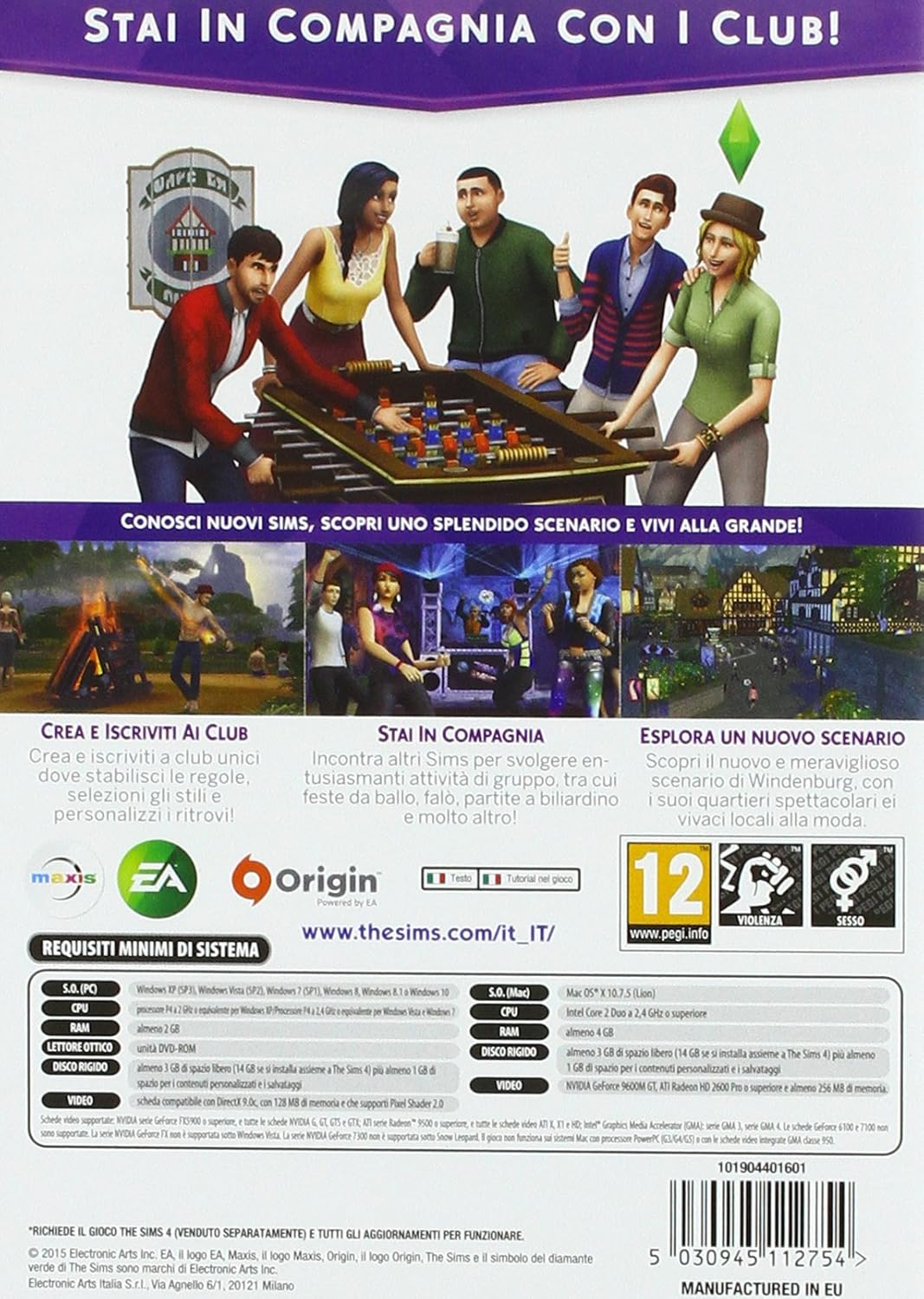 The Sims 4 Usciamo Insieme Espansione Importacion Italiana Amazon Es Videojuegos