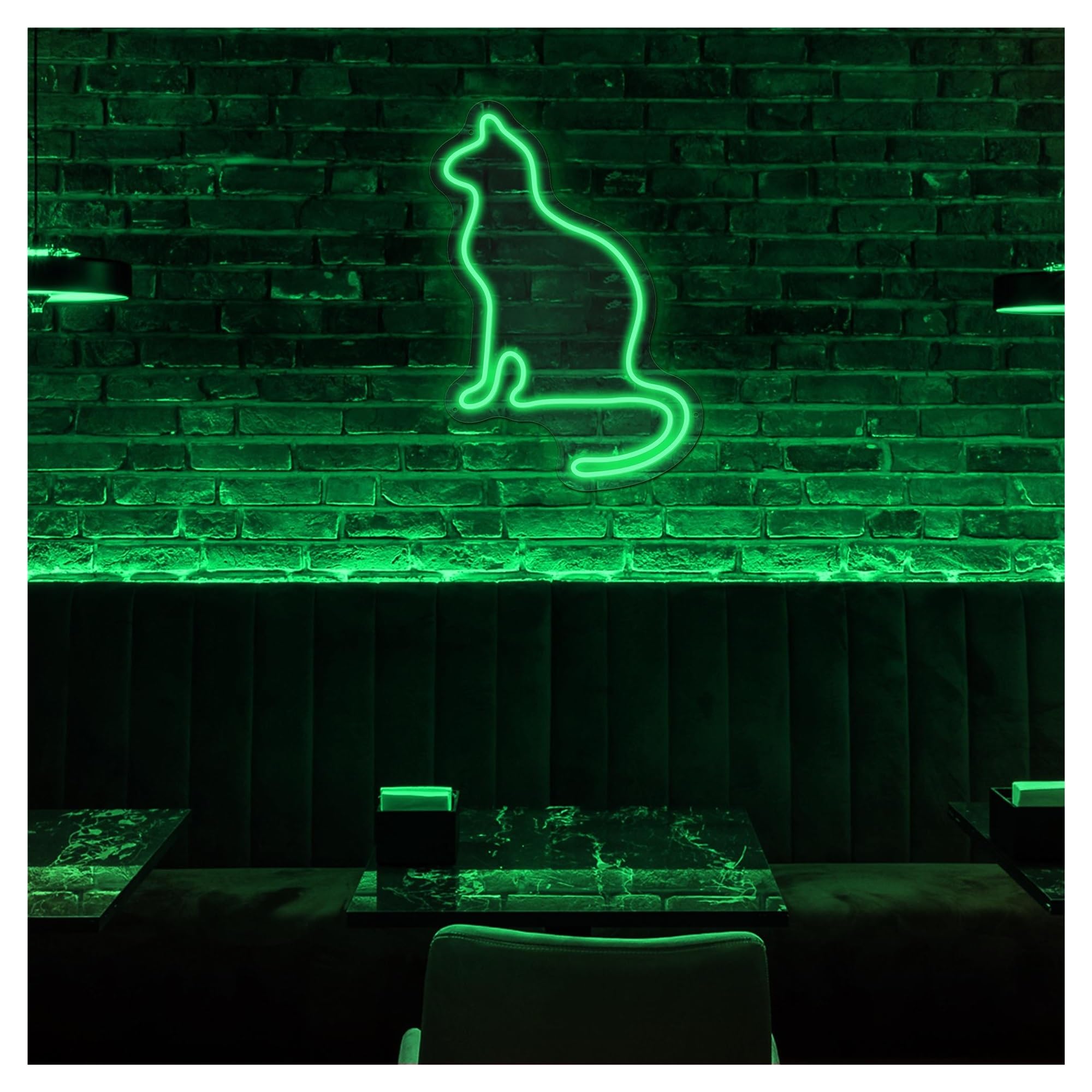 Shouxi B Sign Lamp Cat Neon Sign, Light Up, Kid Door Decor, Nursery, Wall Art 28Cmx40cm(B)