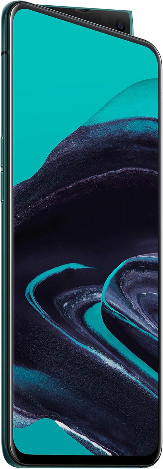Side view of the OPPO Reno2 CPH1907 smartphone, showing the slim profile and the extended pop-up camera module.