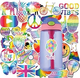 VSCO Girls Stickers, Skateboard Stickers for Water Bottle DIY Xmas Decoration Laptop Decals Gift Card Luggage Car Bicycle ...
