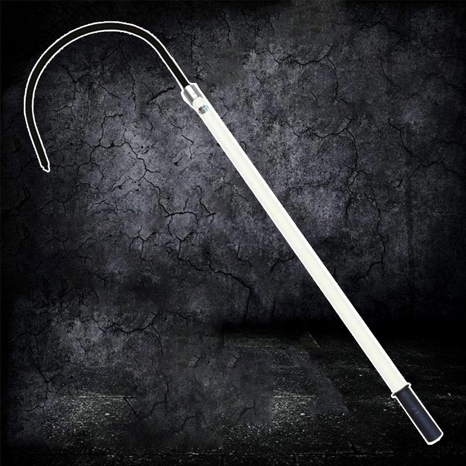 JKJZSALJ Safety Rescue Hook,High Voltage Rescue Hook-Insulated Emergency Pole For Electricians, 1M/3.3Ft -Safety Rescue Tool For Fire & Power Stations, Anti-Electrocution,White,1.5m/4.9ft(35kv)