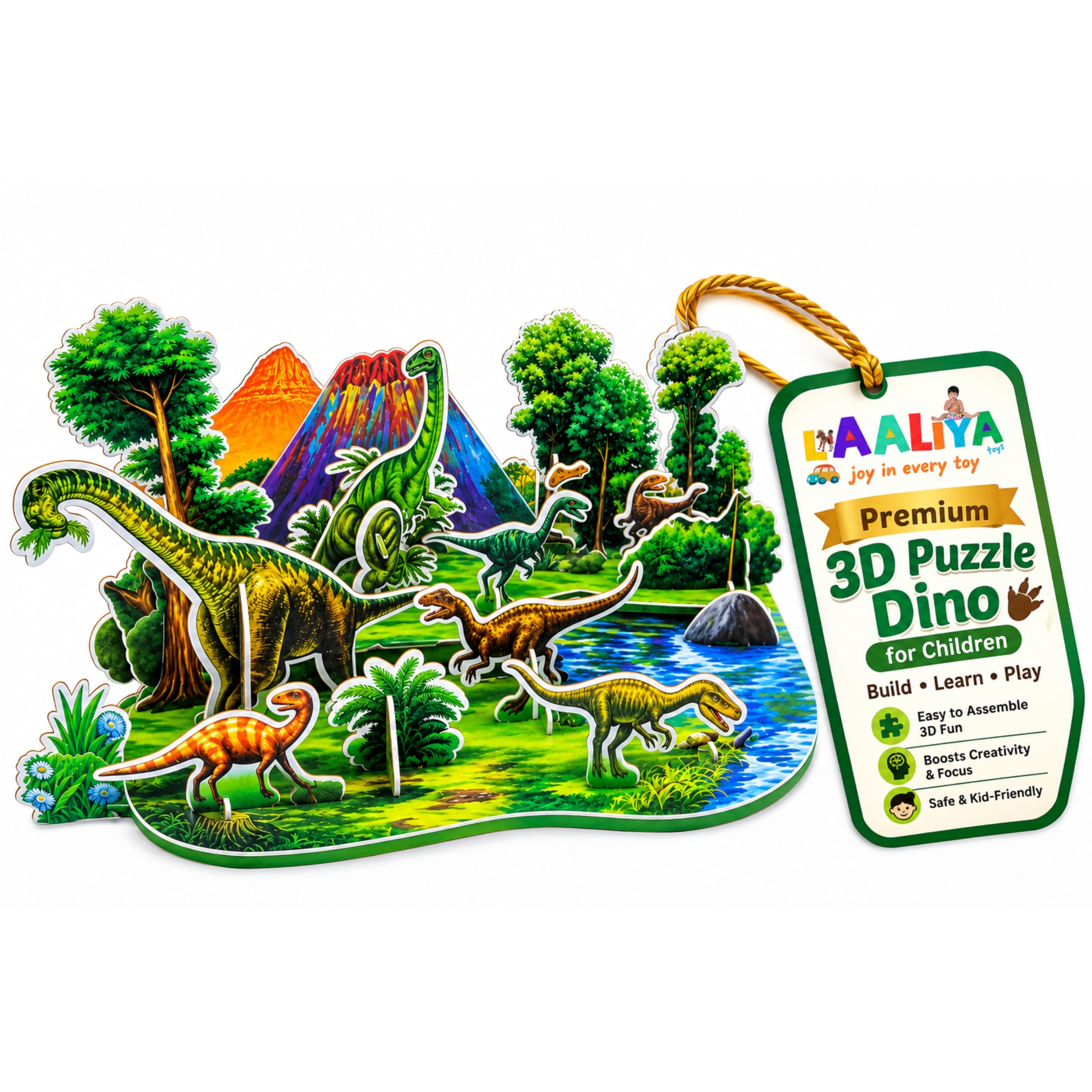 3D DIY Ship Puzzle Kit - Build 2 Ships for Kids! -11