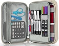 Big Capacity Storage Pouch Marker Pen Pencil Case Simple Stationery Bag Box Art Tool & Sketch Storage Boxes for Bullet Journal Middle High School Office College Student Girl Women Adult Teen