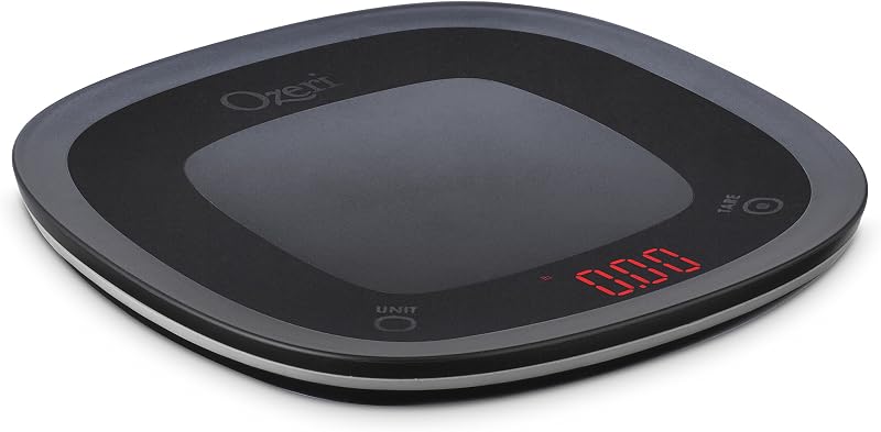 Báscula de cocina digital impermeable Ozeri Touch, lavable y sumergible