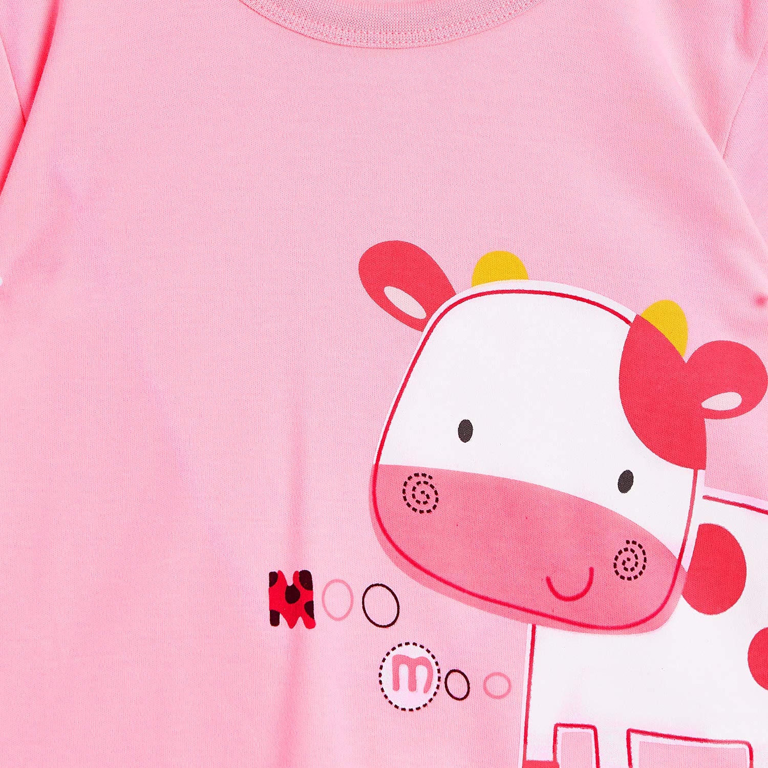 CAMEY Kids Full Sleeve Cotton Romper Suit Pink 1
