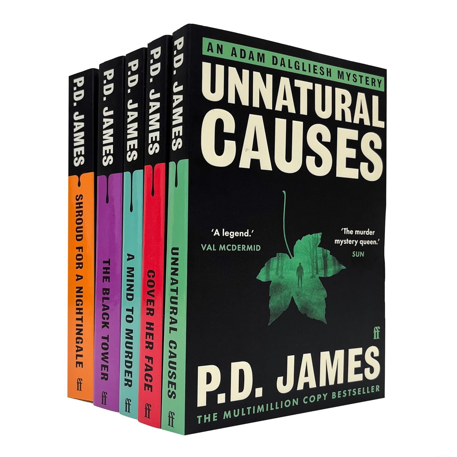 P D James Adam Dalgliesh Series 5 Books Collection Set