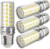 E27 LED Light Bulb, Cool White 5000K 1450LM, 12W LED Indoor E27 Bulbs Equivalent 100W Halogen Lamp, Non-Dimmable, Large Screw E27 Corn LED Bulbs, Pack of 4 [Energy Class E]